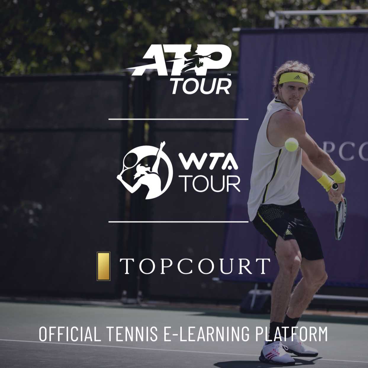 TopCourt Partners with the ATP and WTA Tours