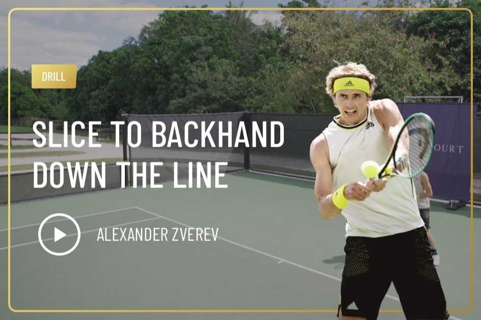 Slice To Backhand Down The Line