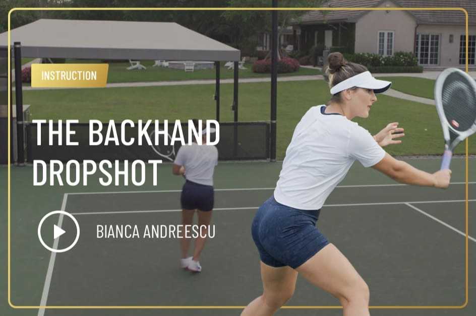 The Backhand Dropshot
