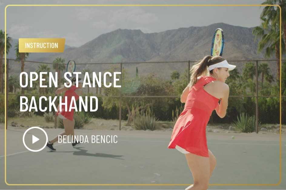 Open Stance Backhand