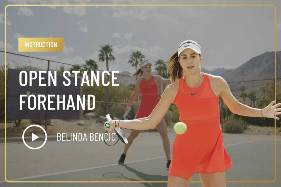 Open Stance Forehand