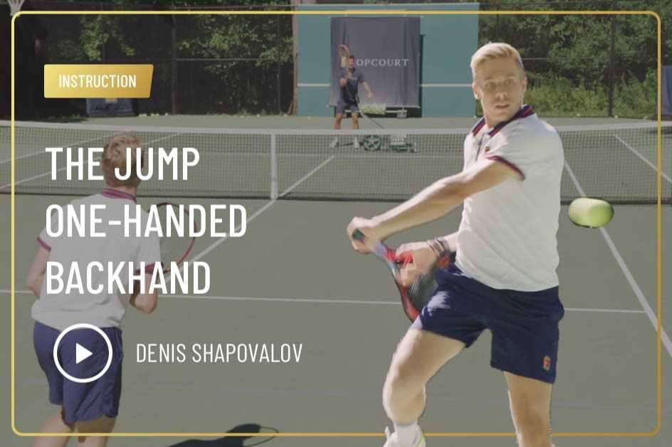 The Jump One-Handed Backhand