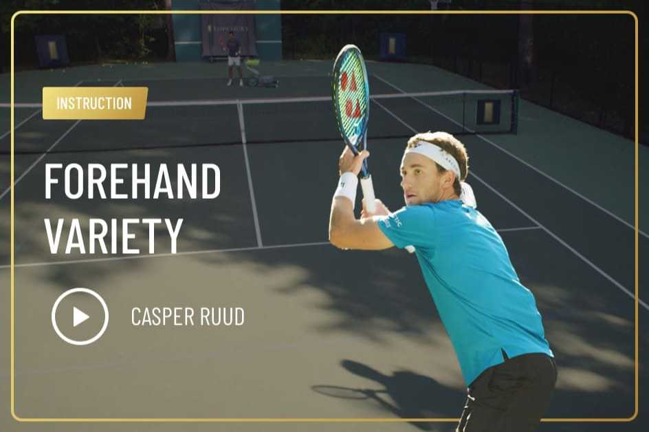 Casper Ruud - Forehand Variety - TopCourt