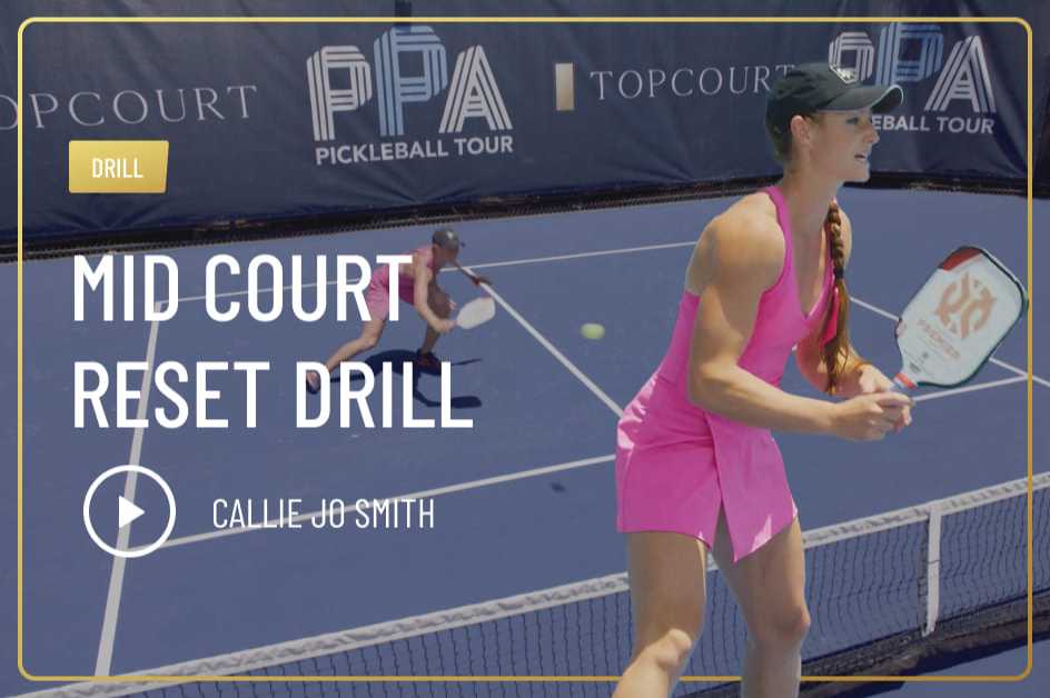 Mid Court Reset Drill
