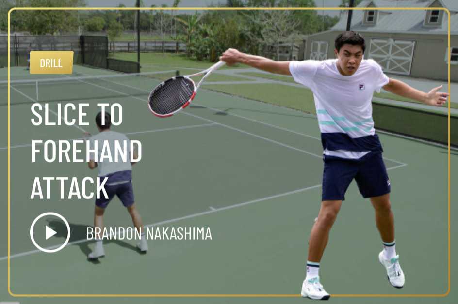 Slice to Forehand Attack
