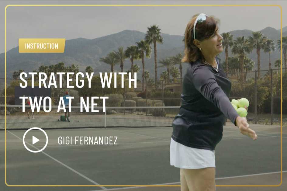 Strategy with Two at Net