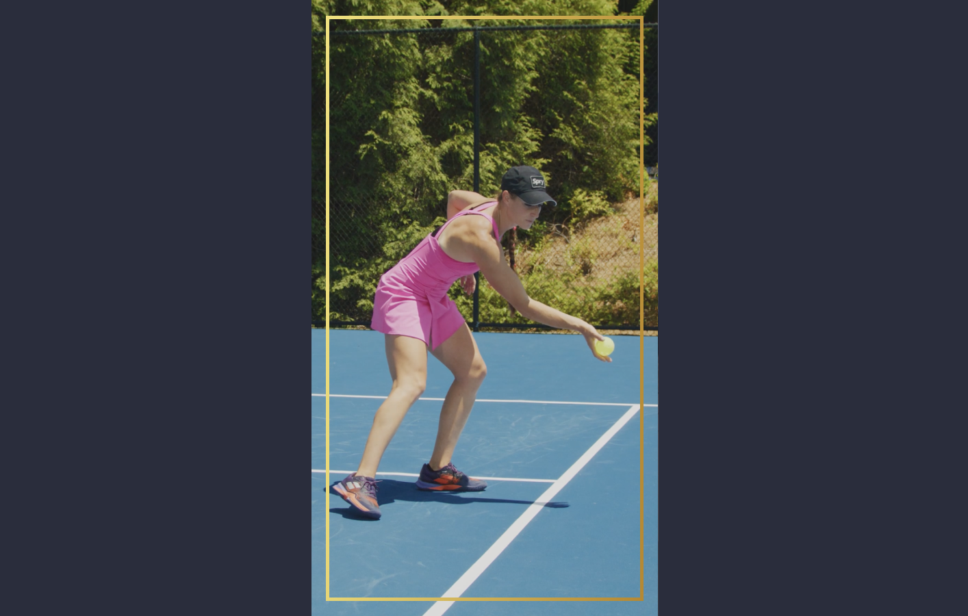 Correct Body Position For The Dink